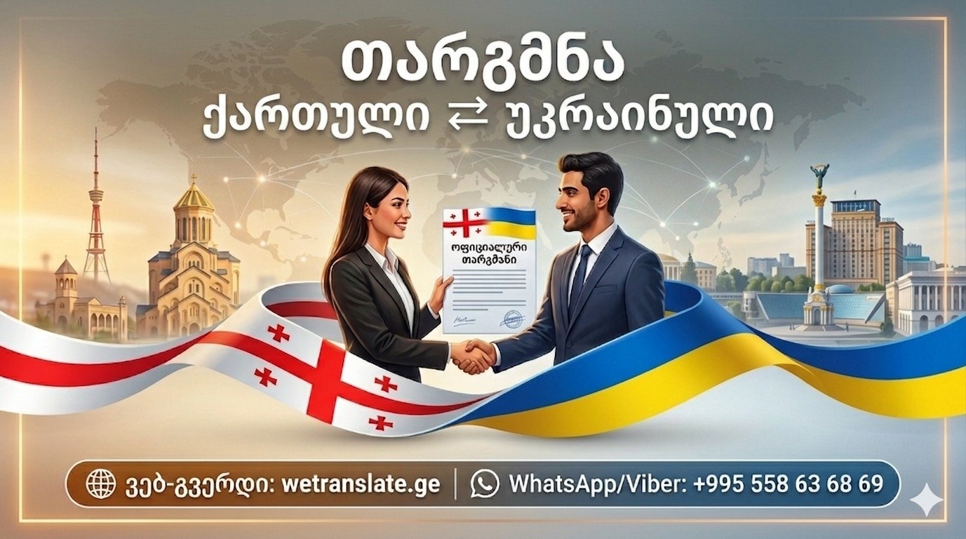 Бюро перекладів у Тбілісі , перекладач у тбілісі, переклад документів у Тбілісі, переклад з української на грузинську, переклад з української на грузинську, переклад на грузинську мову , Переводчик украинского языка, უკრაინული ენის მცოდნე, უკრაინული ენა, თარგმნა უკრაინულ ენაზე, უკრაინული ენის თარჯიმანი , უკრაინულად თარგმნა , უკრაინულიდან თარგმნა , უკრაინულის თარჯიმანი , თარგმნა უკრაინულად , თარგმნა უკრაინულიდან , უკრაინულად დოკუმენტების თარგმნა , უკრაინულიდან დოკუმენტების თარგმნა , უკრაინულიდან საბუთების თარგმნა , უკრაინულად საბუთების თარგმნა , უკრაინული ტექსტის თარგმნა. აზერბაიჯანული ენის მცოდნე გერმანული ენის მცოდნე